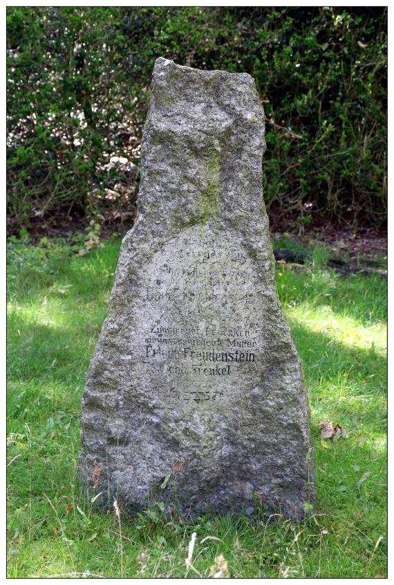 Der jüdische Friedhof in Stade.