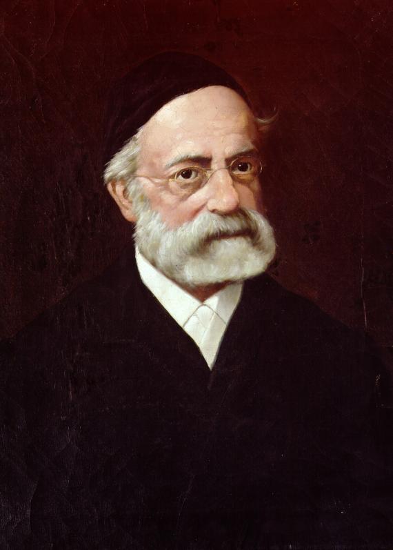 A portrait of Rabbi Samson Raphael Hirsch