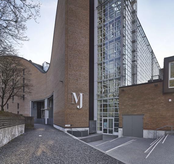 Pictured is the entrance area of the Museum Judengasse