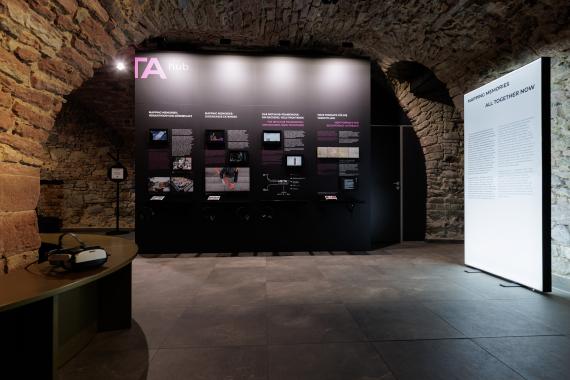 You can see the historic cellar vault in the Haus zum Goldenen Apfel