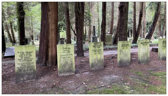Jüdischer Friedhof Ilandkoppel - Begräbnisstätte der Liberalen Jüdischen Gemeinde zu Hamburg