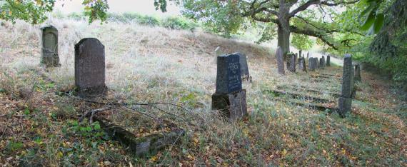 Grabsteine auf dem Jüdischen Friedhof von Burgschwalbach