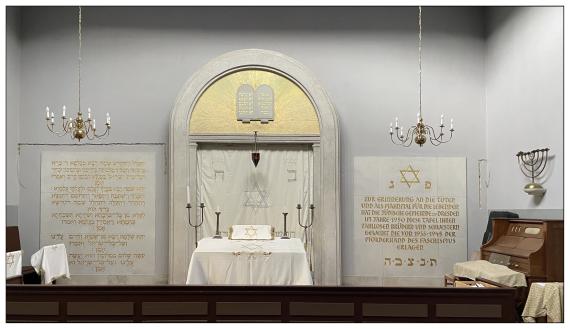 Provisorische Synagoge und Taharahaus