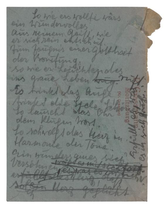 Poem by Fritz Ascher