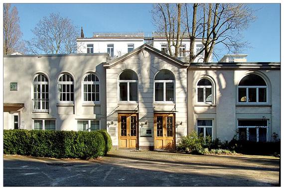 profanierte Synagoge - Vereinigte Alte und Neue Klaus im Hof des Grundstücks Rutschbahn 11a