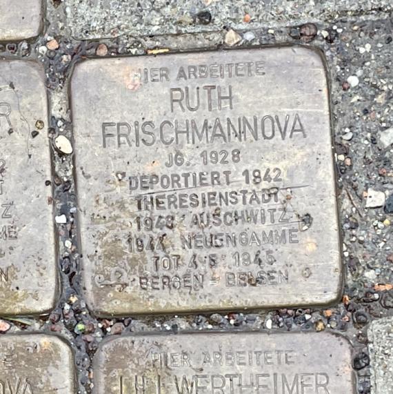 Stolperstein Ruth Frischmannovs