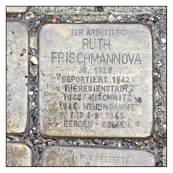 Stolperstein Ruth Frischmannova