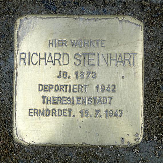 Stolperstein für Richard Steinhart in Dresden