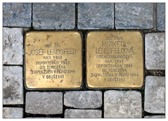 Dr. Josef Lengsfeld und Markéta Lengsfeldová - Stolpersteine