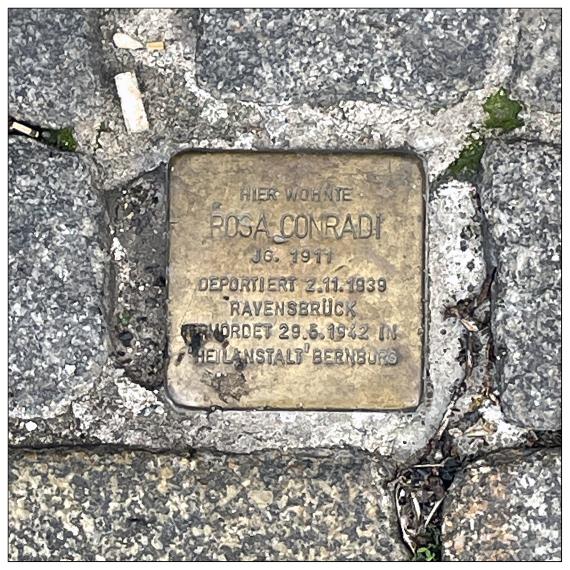 Stolperstein Rosa Conradi