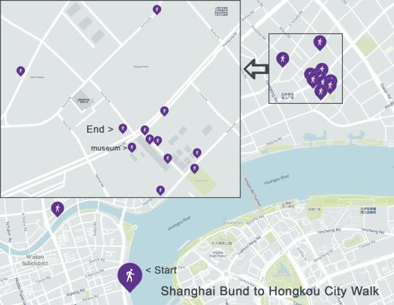 Kartenübersicht der Wanderung