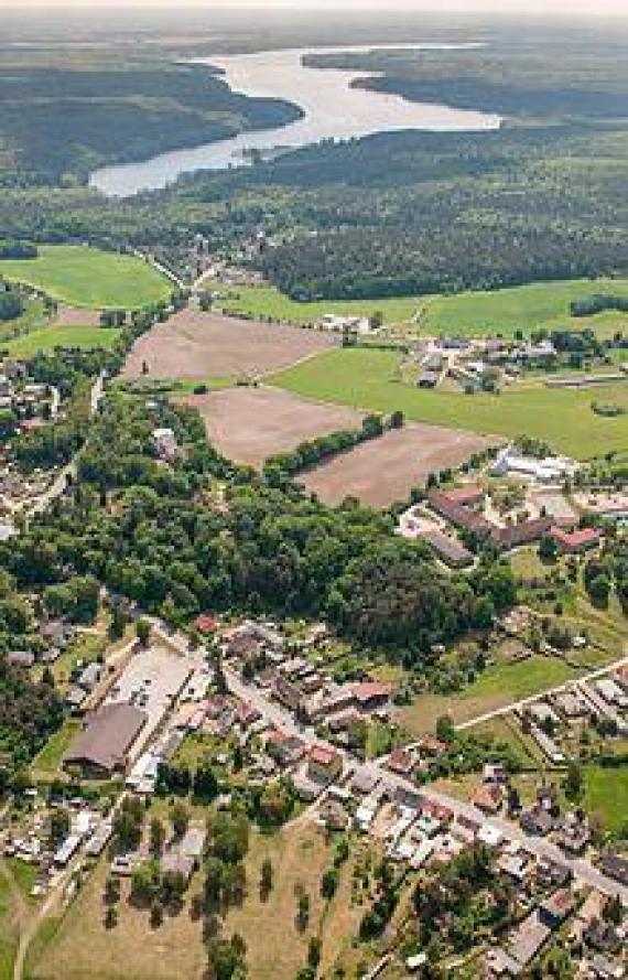 Joachimsthal, im Hintergrund der Werbellinsee