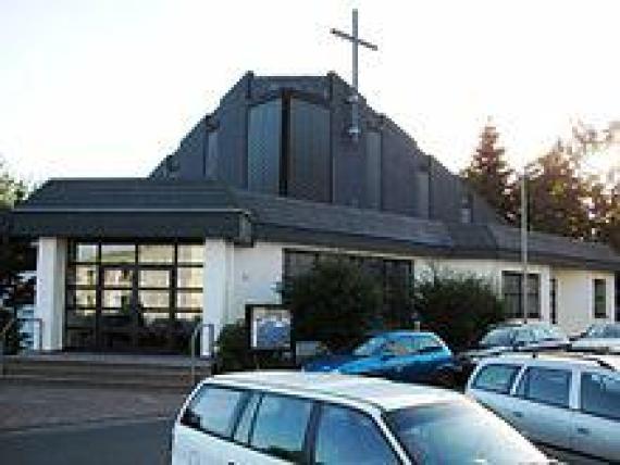 Das Gemeindezentrum der evangelisch-freikirchlichen Gemeinde in der Sodener Straße