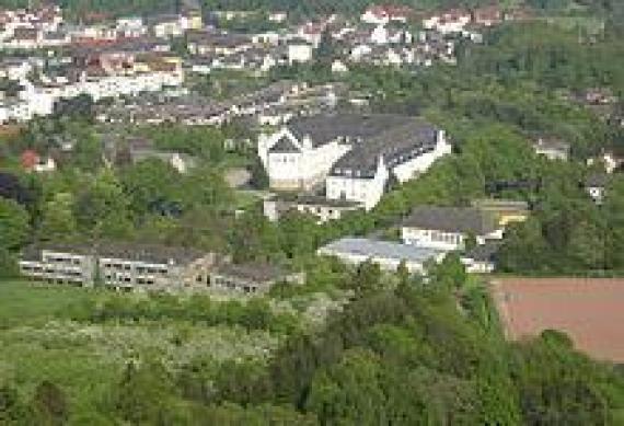 Blick vom Kaiser-Karls-Turm, Gymnasium St. Xaver
