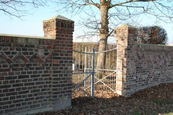 Entrance area of the Jewish cemetery