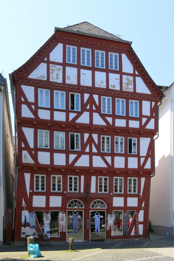 Kornmarkt 22. Hier befindet sich im Keller die ehemalige Mikwe.