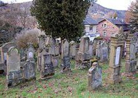 View of the cemetery