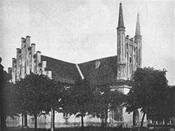 Cross church around 1900