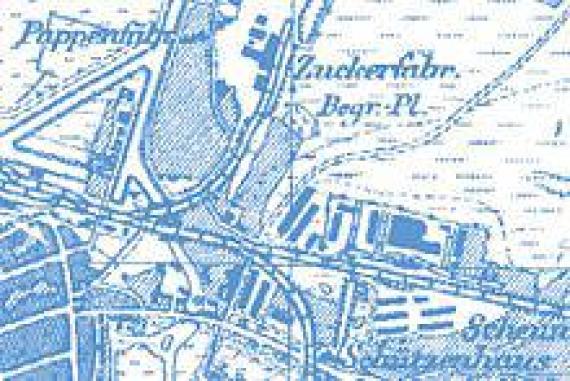 Jüdischer Friedhof Malchin 1880 (oben Mitte - Signatur Begr. Pl.) Jewish cemetery Malchin 1880 (top center - signature Begr. Pl.)
