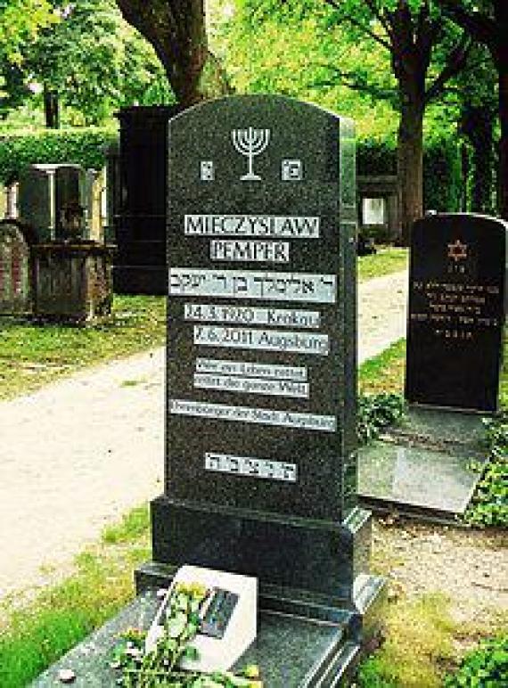 Gravestone of Mieczysław "Mietek" Pemper