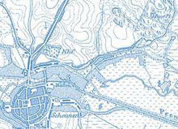 Jewish cemetery Neukalen 1880 - top right signature Begr.Pl.