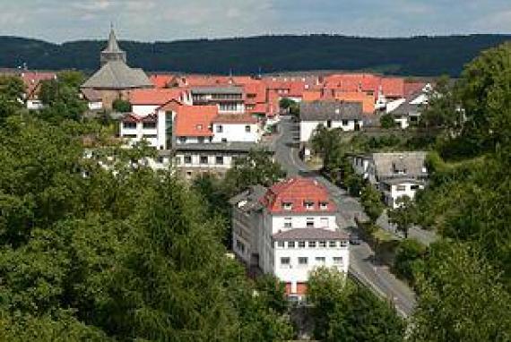 View of Waldeck from the castle