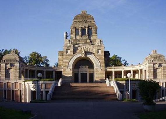 Jugendstil-Krematorium auf dem Pragfriedhof