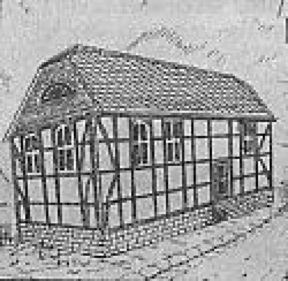 Die Synagoge in Adorf, 1939 abgebrochen