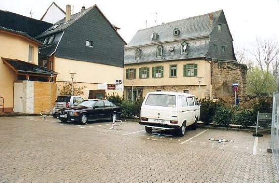 Grundstück der ehemaligen Synagoge in der Fährgasse (Foto: 30.3.2005)