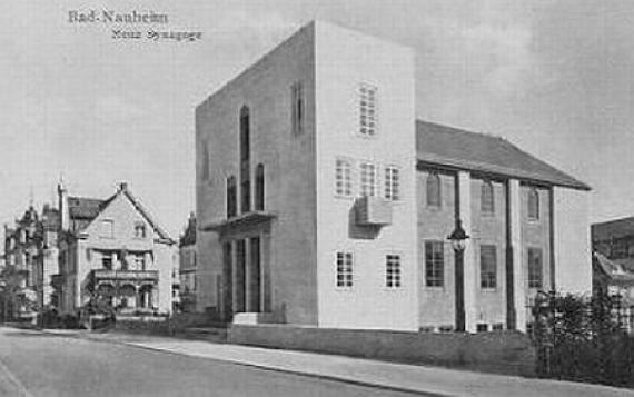 The synagogue in Bad Nauheim - built in 1929 (architect R. Kaufmann)