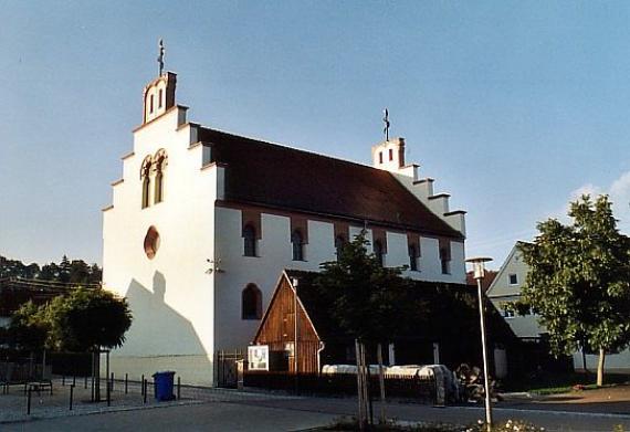 Die ehemalige Synagoge Binswangen Anfang September 2004