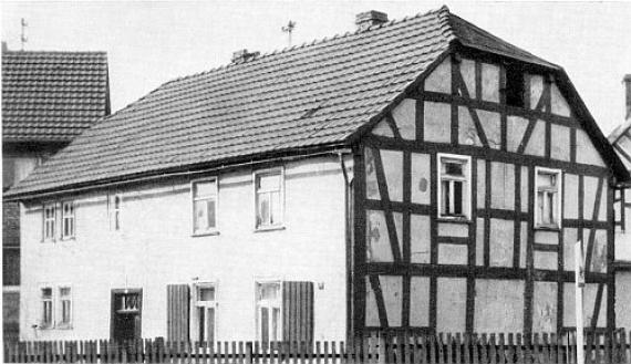 Former synagogue in Breidenbach, east view, services were held there until 1938