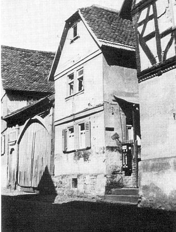 Ehemalige Synagoge in Gambach, Hauptstr. 6 Ehemalige Synagoge in Gambach, Hauptstr. 6