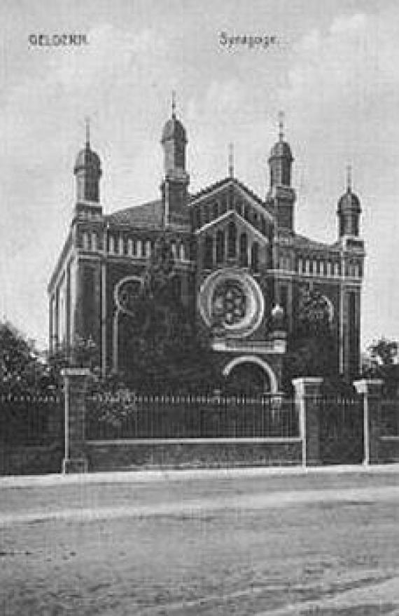 The synagogue in Geldern built in 1875 and destroyed in 1938