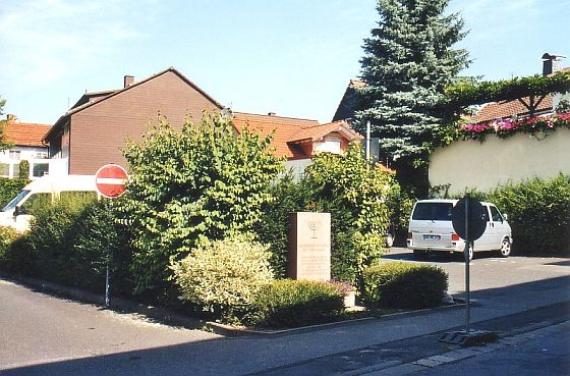 Memorial for the synagogue in Goldbach