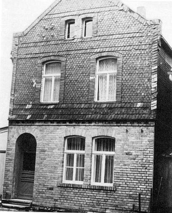 Ehemaliges Synagogengebäude in Haiger; das Haus war gemietet.