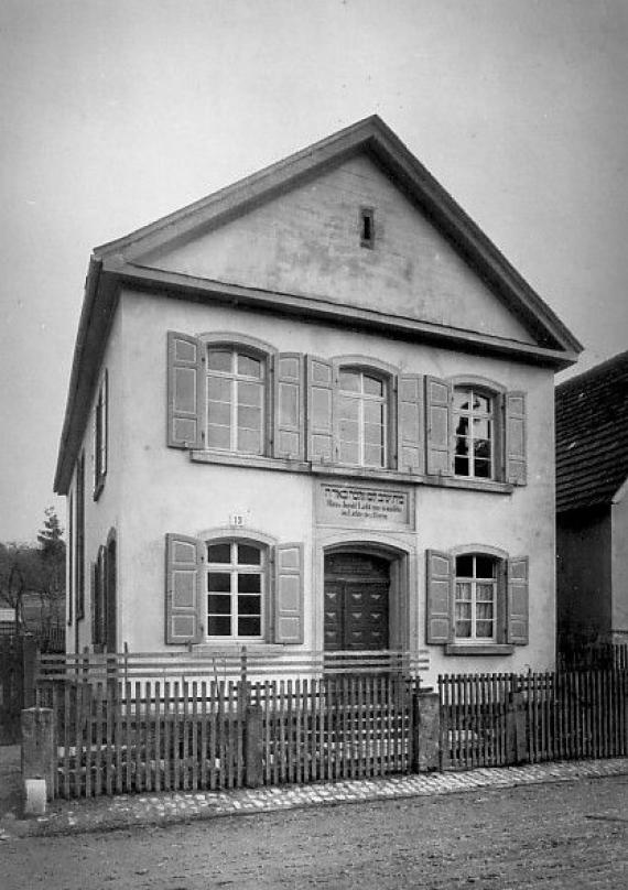 The synagogue of Hörden in the 1920s