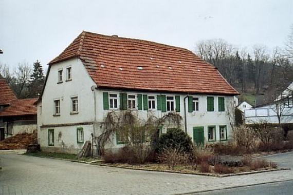 Die ehemalige Synagoge (Wohnhaus mit Betsaal) in Korb im März 2005