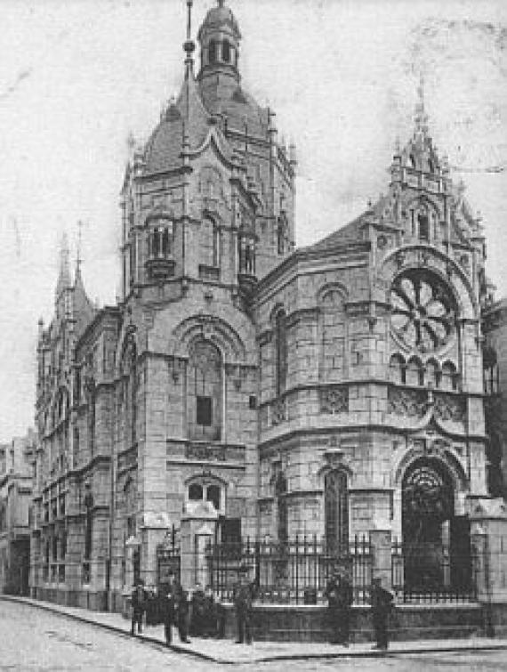 Die Synagoge in Krefeld; Nach Umbau 1903