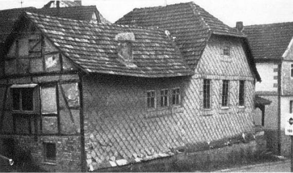 The former synagogue in Mansbach