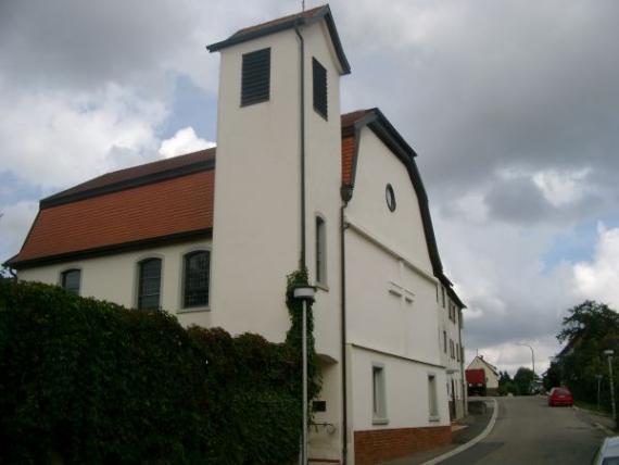 Die ehemalige Synagoge Merchingen, jetzt katholische Kirche (2003)