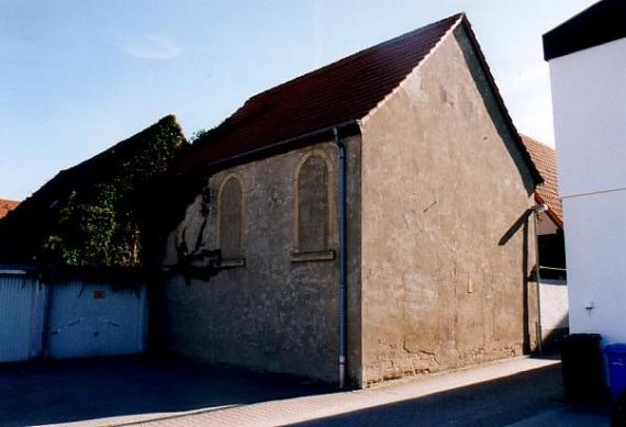 Die ehemalige Synagoge in Mingolsheim (2003)