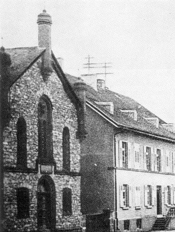 Die ehemalige Synagoge in Nidda (vor 1938)