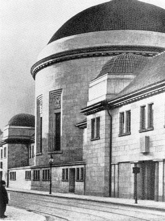 Die Synagoge in Offenbach (vor 1938)