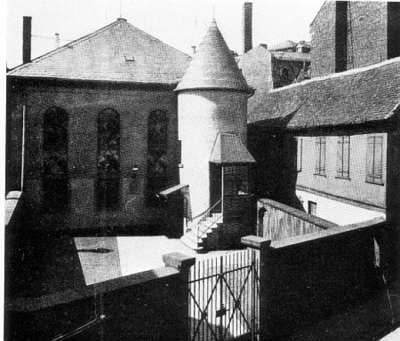 Die Alte Synagoge in Offenbach (bis 1915 benutzt)