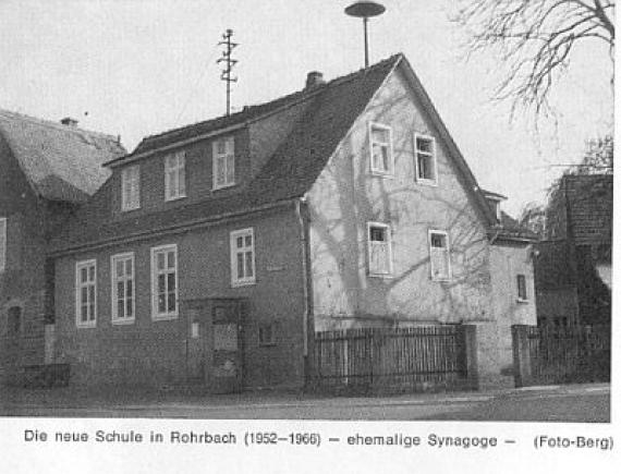 Die ehemalige Synagoge in Rohrbach, 1952-66 Schule