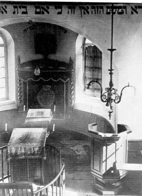 Interior of the former synagogue in Bad Schwalbach