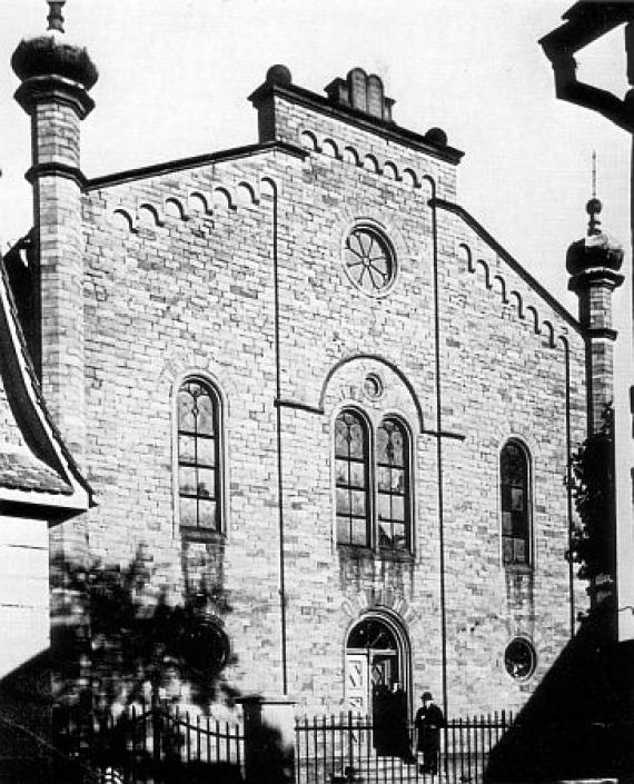 Die Synagoge in Seligenstadt (vor 1938)