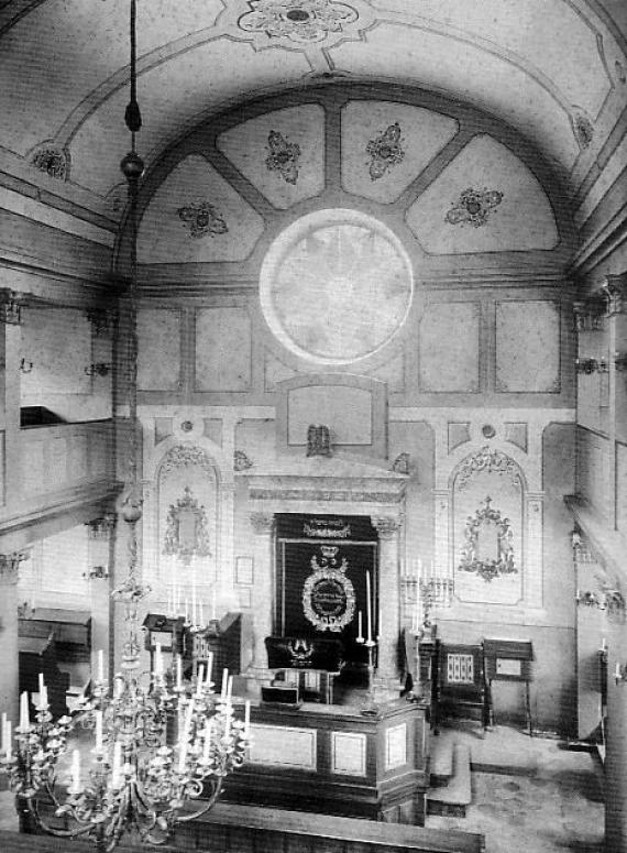 The synagogue in Sulzburg before 1900