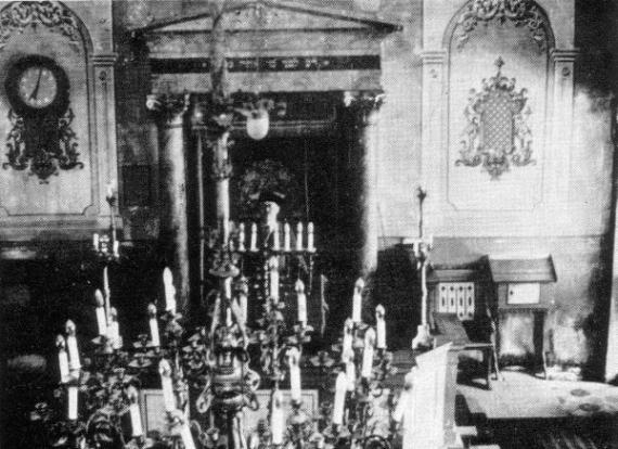 The synagogue in Sulzburg around 1920